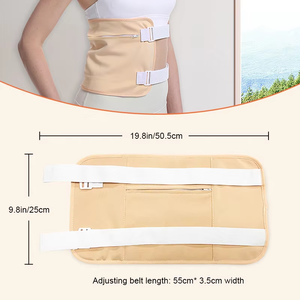 Compresas de aceite de ricino OEM ajustables, lavables <span class=keywords><strong>y</strong></span> reutilizables, con calefacción eléctrica, fáciles de transportar, para desintoxicación hepática. - Product Image 2