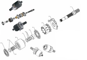 Repuestos para Bomba Hidráulica HMF 28/35/50/55/75/105/135/165/210-02/280 HMF28 HMF35 HMF50 HMF55 HMF75 HMF105 HMF135 HMF165 - Product Image 5