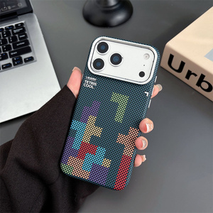 เคสโทรศัพท์มือถือแม่เหล็กคาร์บอนไฟเบอร์คุณภาพสูงสำหรับ iPhone 17 16 15 14 Pro Max Climber TechWoven ผิวสัมผัสแบบด้าน - Product Image 3