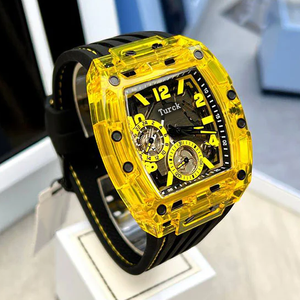 นาฬิกาควอตซ์<span class=keywords><strong>ผู้ชาย</strong></span> Luxury <span class=keywords><strong>Guess</strong></span> รุ่น GWO499G1 หน้าปัดสี่เหลี่ยมเรืองแสง ขนาด 44 มม. กระจกคริสตัล กันน้ำ 50 เมตร สไตล์เฉพาะกลุ่ม - Product Image 1