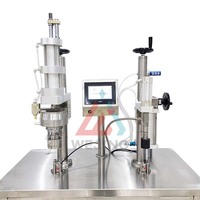 Machine de remplissage d'aérosols semi-automatique BOV pour emballages métalliques de produits chimiques et cosmétiques, bouteilles, canettes, pulvérisateur à pompe haute précision