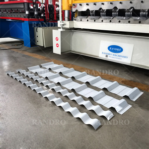 RANDRO Wellblech-Dachplattenherstellungsmaschine/Zink-Aluminium-Dachplatten-Rollformer/Metall-Dach-Rollformmaschine - Product Image 5