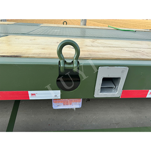 Rampa de suspensión neumática de 4 ejes, remolques de camiones, semirremolque de plataforma de carga baja nuevo de 60 toneladas, semirremolque de transporte de cama baja, semirremolque de camión - Product Image 6