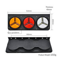Feux arrière séquentiels à trois lampes 12V 24V à DEL pour camions et remorques