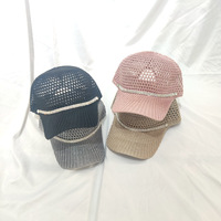 Casquette de baseball femme 6 panneaux en maille métallique, décorations chaîne dorée et strass, style Y2K, mode soirée, argentée, pour adulte, été