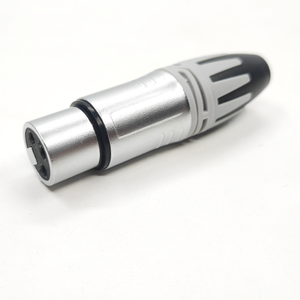 扬声器电缆香蕉插头黄铜XLR 3针公母麦克风电缆pug，带镀铬OFC铜DMX Cannon-<span class=keywords><strong>M</strong></span>音频连接器 - Product Image 1