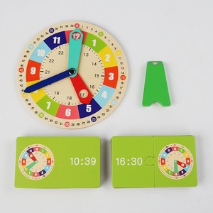 <span class=keywords><strong>Reloj</strong></span> Educativo para Enseñar <span class=keywords><strong>la</strong></span> <span class=keywords><strong>Hora</strong></span> a Niños Pequeños y de Jardín de Infancia, Juguete de Aprendizaje Montessori, <span class=keywords><strong>Reloj</strong></span> Digital de Madera para Niños - Product Image 5