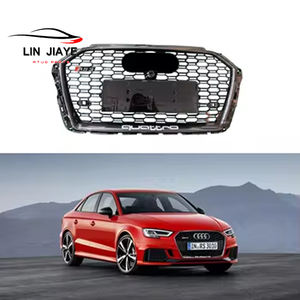 Kit carrosserie Grille en fibre <span class=keywords><strong>de</strong></span> carbone pour <span class=keywords><strong>Audi</strong></span> <span class=keywords><strong>A3</strong></span> 2017 2018 Facelift <span class=keywords><strong>Audi</strong></span> RS3 Grille avant - Product Image 2