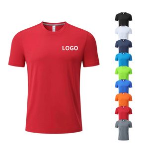 T-shirt de sport à manches courtes personnalisé en 85 % nylon et 15 % élasthanne, tailles US, Euro, UK - Product Image 1
