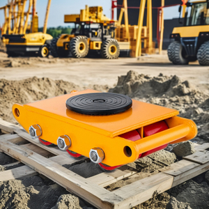 8Ton Straight Steel Wheel <strong>Trolley</strong> CRA-4 - Heavy <strong>Cargo</strong> <strong>Transport</strong> Tool - Product Image 4