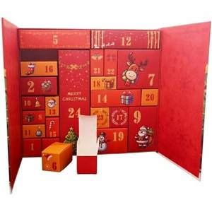 Calendario de Adviento Navideño Personalizado, Caja Sorpresa Vacía, Caja de Regalo de Juguetes para Niños, Calendario Sorpresa, Regalo Navideño - Product Image 3