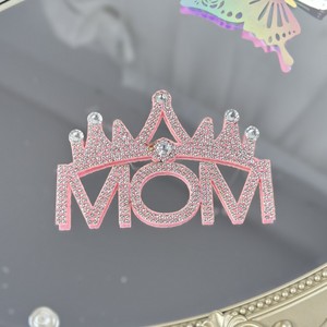 Nouvelle <span class=keywords><strong>décoration</strong></span> de <span class=keywords><strong>gâteau</strong></span> en feutre pour la fête des mères, broderie diamant, strass scintillants, « Maman, je t'aime », fournitures de <span class=keywords><strong>décoration</strong></span> de gâteaux, décorations de gâteaux - Product Image 5