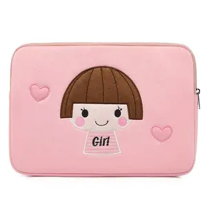 新品时尚可爱纯棉粉色Kindle保护套时尚笔记本包涤纶平板电脑包女士袖套