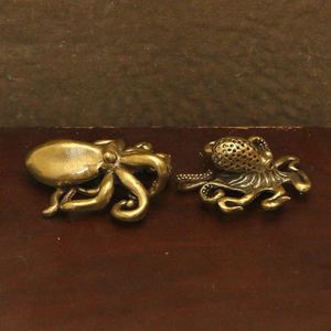 Unique Handcrafted Bronze Octopus Statue, Contemporary Marine Artwork for Office and Gift Collection - Product Image 1