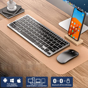 Conjuntos combinados de teclado y ratón ultrafinos inalámbricos de 2.4G, conjunto de teclado y ratón inalámbricos para Android y Windows - Product Image 5