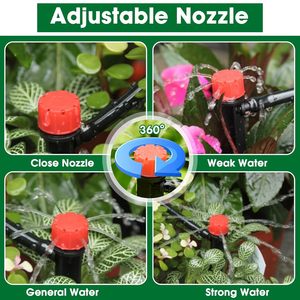 Kit de Riego por Goteo de 15 Metros, Sistema de Riego Automático para Jardín con Conectores Rápidos, Eficiente en el Consumo de Agua, de Plástico POM - Product Image 5