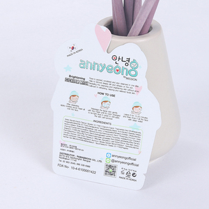 ถุงเครื่องสำอางอะลูมิเนียมฟอยล์รูปทรงพิเศษแบบมีซิปล็อคพร้อมโลโก้ - Product Image 3