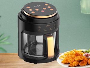 Friggitrice ad Aria Intelligente per Uso Domestico con Finestra Trasparente in Vetro, Senza Fumo e <span class=keywords><strong>Olio</strong></span>, per Pollo Fritto - Product Image 2