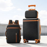 Valise de voyage JX en gros, légère, coque rigide en PC, ensemble de bagages, sac à dos, cartable, sac fourre-tout grande capacité pour les vacances
