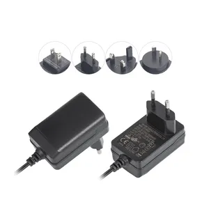 Adaptador de tira de led 24w 12 volts 24 volts 12v 24v 1a 1.5a 2a 2amp fonte de alimentação AC DC para lâmpada de mesa de tira de led adaptador 24V1A 24W