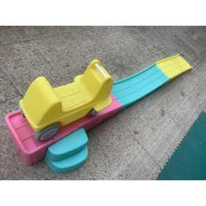 Trắng và đầy màu sắc mềm chơi xuống roller coaster <span class=keywords><strong>Slide</strong></span> thú vị thiết bị chơi trẻ em - Product Image 3