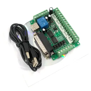 Mach3 di controllo cnc breakout board 4 assi 5aixs elettrico stepper o servo regolatore del motore incisione macchina di carta della macchina