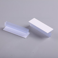 Portaetiquetas Autoadhesivos de PVC Extruido para Estantes de Supermercado, Color y Longitud Personalizables, Venta al Por Mayor