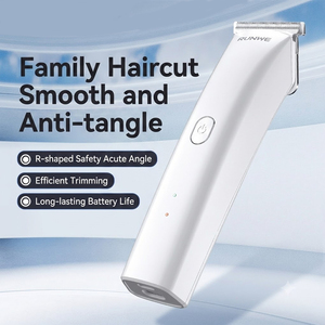 Tagliacapelli Cordless con Lama <span class=keywords><strong>a</strong></span> T, Ricarica Rapida Type-C, 60 Minuti di Autonomia, Trimmer Professionale per <span class=keywords><strong>Uomo</strong></span>, Lama <span class=keywords><strong>a</strong></span> R Sicura, Pettini Antiaderenti - Product Image 1