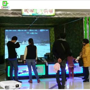Machine LP-ST01 Children's <b>3D</b> Interactive Projection Shooting <b>Projector</b> Wooden PC Metal Indoor Multiplayer Hunting Game - Product Image 4