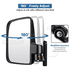 Pair for Golf Cart <b>Mirrors</b> Side Mount Rear View <b>Mirror</b> for Club Car EZGO for Yamaha <b>Star</b> Zone Carts Sporty - Product Image 5