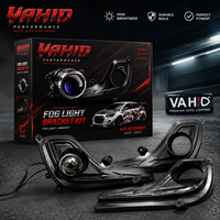 Pour Hyundai Accent, kit de rétrofit personnalisé avec projecteur laser de feux antibrouillard Bi-LED tricolores de 3 pouces et support spécial