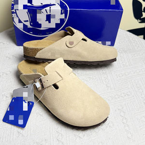 Sandales Birkenstock en cuir véritable de qualité supérieure, semelle souple antidérapante, pour la plage et l'extérieur, sabots plats Birkenstock, vente en gros 2026 - Product Image 4