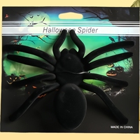 Boneka Plushies 4 Inci 10cm Mainan Laba-laba Plush Dekorasi Halloween Boneka Laba-laba untuk Halloween