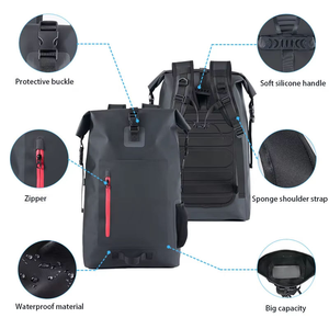 Nueva Mochila Impermeable de PVC, Bolsa Seca Enrollable para Escalada, Natación, Senderismo, Mochila Deportiva Resistente - Product Image 5