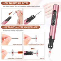 Kit de stylo de gravure électrique portable rechargeable CAMPEGGI OGMG11103 pour le marquage de bijoux personnalisés - Qualité industrielle et DIY