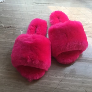 Pantofole personalizzate in pelliccia di pecora, tutte le taglie regolari e colori misti, per la casa - Product Image 5