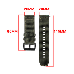 20mm 22mm Nylon Canvas Armband für Huawei Quick Release Sport Uhren armband - Product Image 2