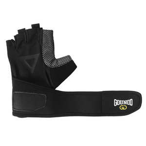 Nuevos Guantes de Gimnasio Gounod de Medio Dedo con Palma de PU Gruesa Antideslizante y Paño de Microfibra Absorbente, Respaldo de Malla Transpirable de Poliéster - Product Image 5