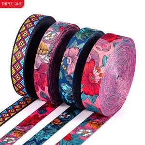 Hot Bán Jacquard Eo Ba Lô Vai Dây Đeo 38Mm Đàn Hồi Web Ban Nhạc Phụ Kiện Polyester Cotton In Pet Ribbon Túi Thắt Lưng - Product Image 4