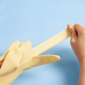 Guantes de Limpieza Blancos Personalizados <span class=keywords><strong>FEIE</strong></span>/OEM al por Mayor de Fábrica, Guantes de Seguridad Industriales de Látex, de Manga Larga, Impermeables, Antideslizantes, con Diamantes - Product Image 5