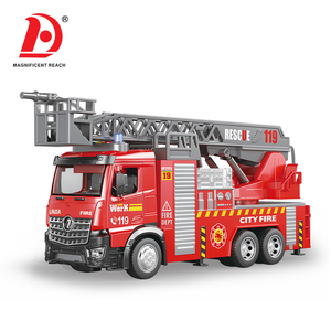 Juguetes para Niños HUADA, Camión <span class=keywords><strong>de</strong></span> Bomberos <span class=keywords><strong>de</strong></span> Simulación, Vehículo <span class=keywords><strong>de</strong></span> Ingeniería con Escalera y Función <span class=keywords><strong>de</strong></span> Rociado <span class=keywords><strong>de</strong></span> <span class=keywords><strong>Agua</strong></span>, Modelo <span class=keywords><strong>de</strong></span> Juguete para Niños - Product Image 1