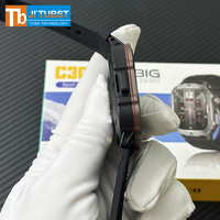 Reloj Inteligente Deportivo Cuadrado C30 PRO con Bluetooth, Llamadas Telefónicas, Oxígeno en Sangre, Resistente al Agua IP67, Pantalla IPS de 44-49 mm