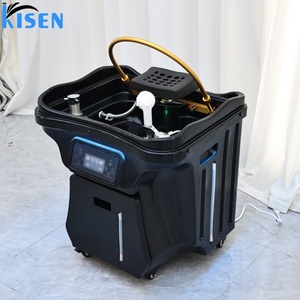 KISEN <b>Portable</b> Shampoo Chair Plastic Basin Modern Design Salon Furniture for Commercial Use - Product Image 2