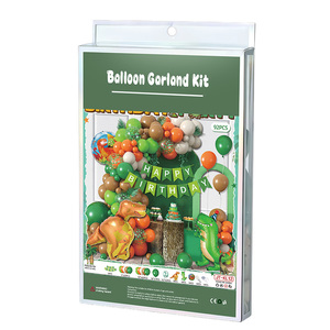 Kit d'arche de ballons dinosaures en gros, ensemble de ballons en latex et en aluminium pour <span class=keywords><strong>jungle</strong></span> safari, fête d'<span class=keywords><strong>anniversaire</strong></span> <span class=keywords><strong>1</strong></span> <span class=keywords><strong>an</strong></span> pour enfants garçons, baby shower - Product Image 1