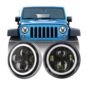 Luces LED de 7 Pulgadas Aprobadas por DOT para <span class=keywords><strong>Jeep</strong></span> <span class=keywords><strong>Wrangler</strong></span> JK 2007-2017, Accesorios, Faros Delanteros LED, Luces Antiniebla, Luces Traseras para <span class=keywords><strong>Jeep</strong></span> <span class=keywords><strong>Rubicon</strong></span> - Product Image 3