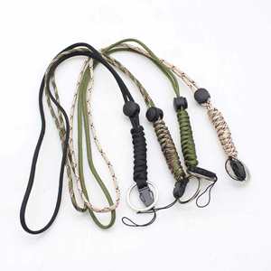 New Arrivals Work Permit Custom <b>Lanyard</b> Key Anti Loss Hanging Neck Piece Creative Umbrella Rope Hand Woven - Product Image 1