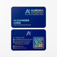 Impresión de Tarjetas de Presentación Premium Personalizadas, Tarjetas de Papel con Estampado Holográfico en Cartulina para Introducciones Profesionales