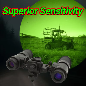 Jumelles thermiques tactiques à fusion thermique avec détecteur thermique haute performance, vision nocturne à phosphore blanc, lunettes de fusion thermique - Product Image 6