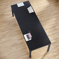 Tribesigns-Bureau d'Ordinateur Moderne de 78.7 Pouces, Grande Table de Conférence en Bois Rectangle de 6 Pieds, pour Réunions de Bureau, Séminaires, Vente Chaude