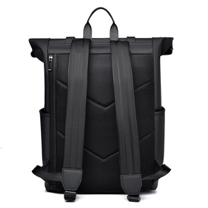 2025 Large Capacity PU Waterproof <b>Backpack</b> for High School <b>College</b> Students Business Travel Durable Polyester Lining - Product Image 3